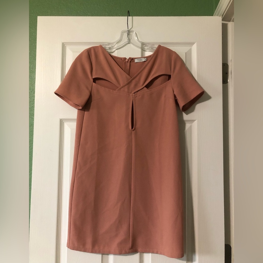 Light pink dress with cutouts